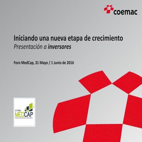 Coemac 12ºforo medcap-2016