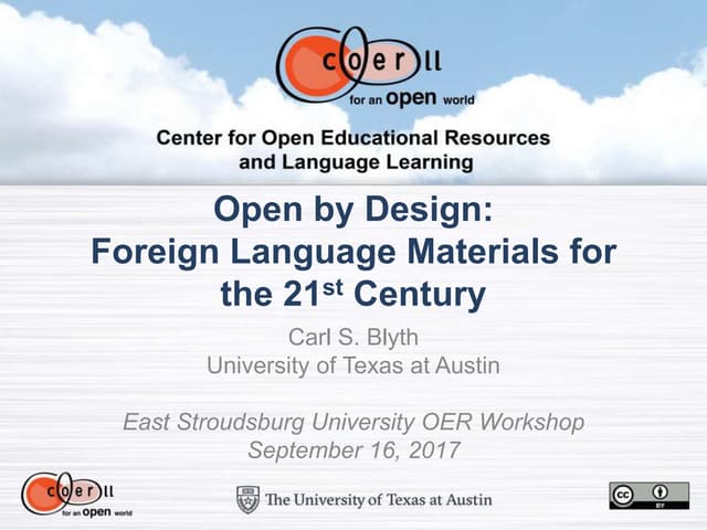 COERLL: Introduction to OER