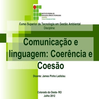 Coerência e coesão