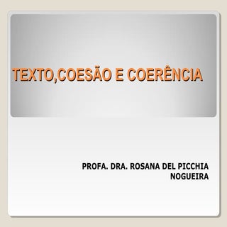 Coesao e-coerencia