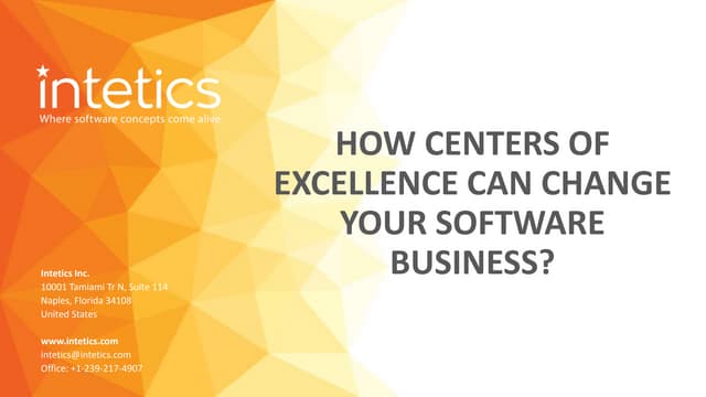 How Centers of Excellence Can Change Your Business?