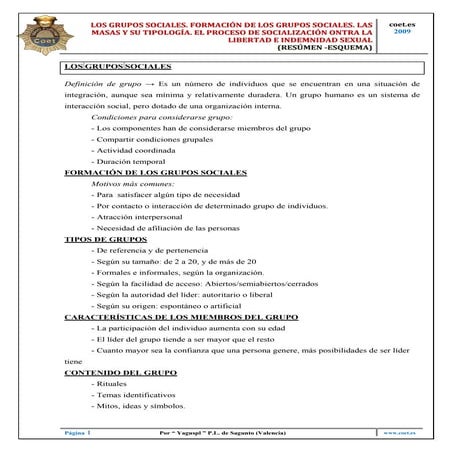 Coet apuntes esquema_grupos-sociales