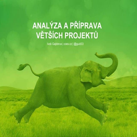 COEX eBrana workshop - Příprava větších projektů