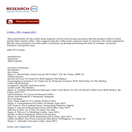 Coffee   uk - august 2013