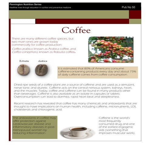 Health benefits of coffee