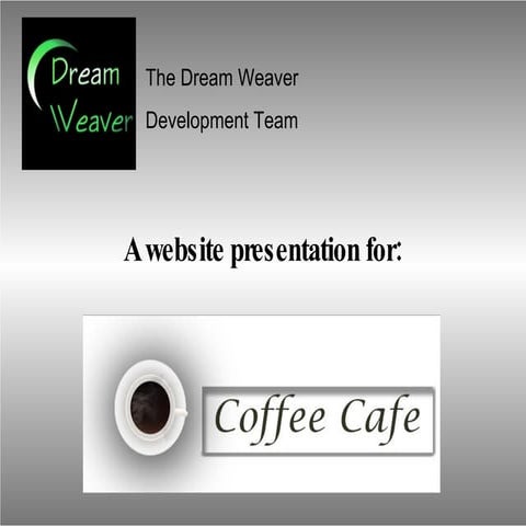 Coffee Cafe Presentation SHow