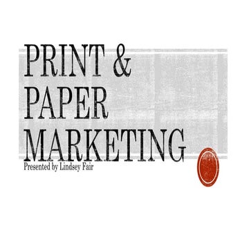 Print Marketing