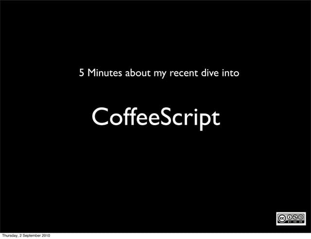 CoffeeScript