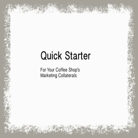 Coffee shop collaterals