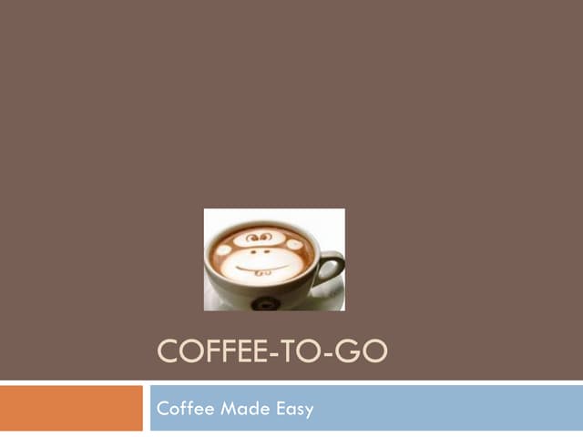 Coffee To Go Presentation