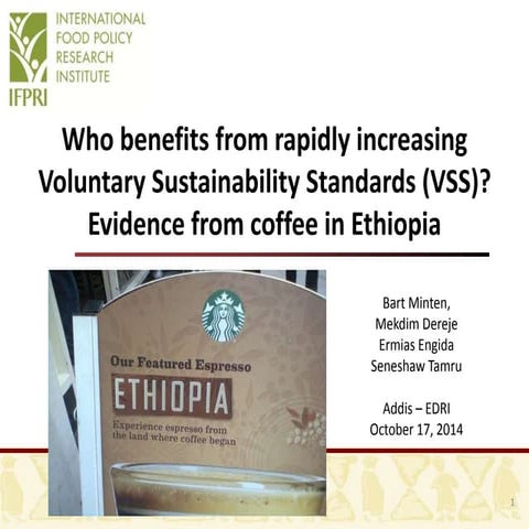 Changes and future prospects in the Ethiopian coffee value chain ...