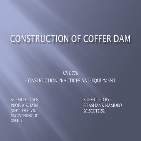 Cofferdam