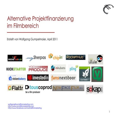 Alternative Projektfinanzierung im Filmbereich