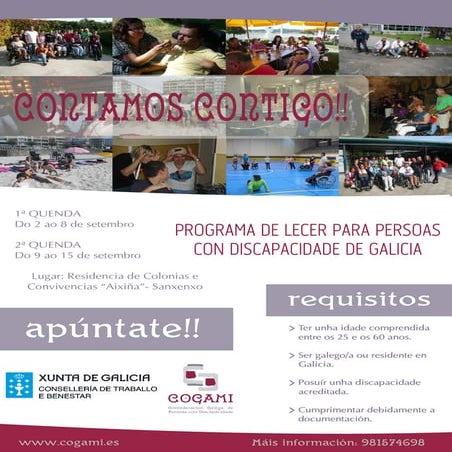 Cogami vacacions2012 cartaz