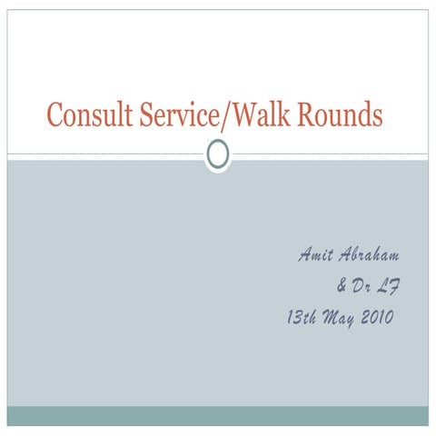 Cogan's  Syndrome - a very rare disorder that I was fortunate to see