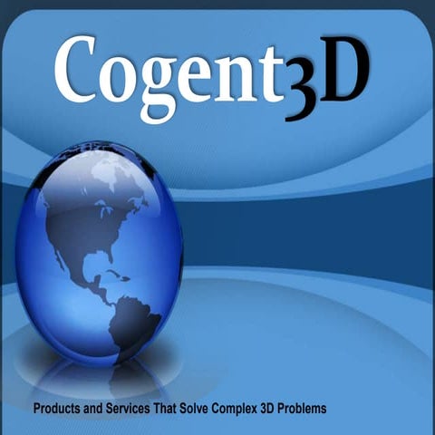 Cogent3 d master slides (12 april 2009)