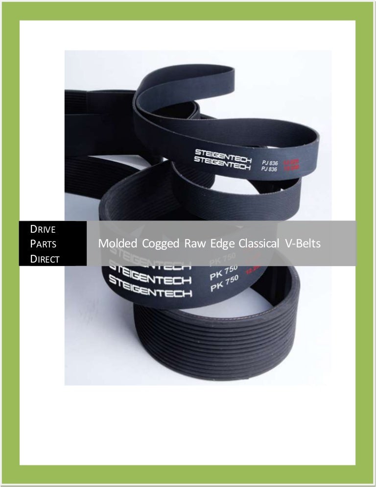 Moulded Cogged Raw Edge Classical VBelts(Cogged V Belts/Belt)
