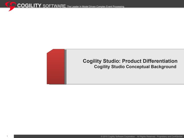 The Benefits of Cogility