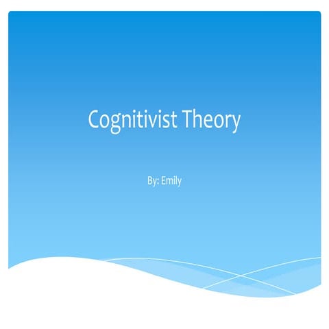 Cognative theory