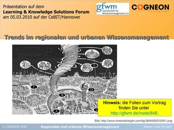 Cogneon Praesentation LKS-Forum 2010 Wissensstaedte