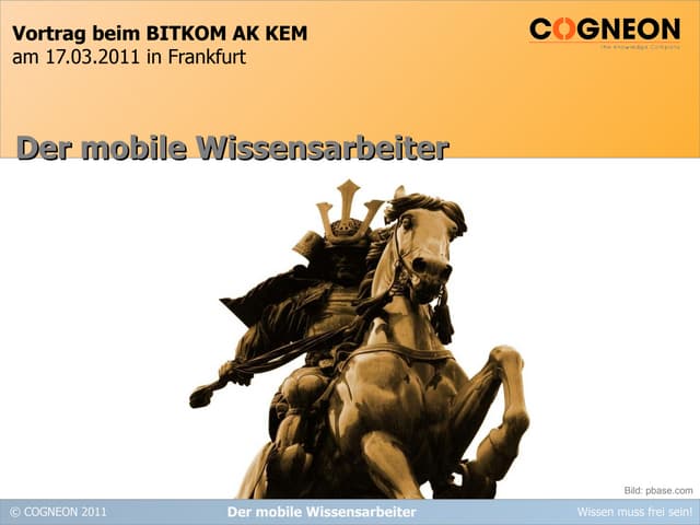 Der mobile Wissenarbeit