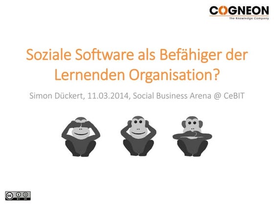 Soziale Software als Befähiger der Lernenden Organisation