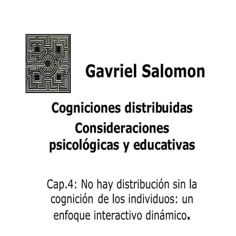 Cogniciones distribuidas