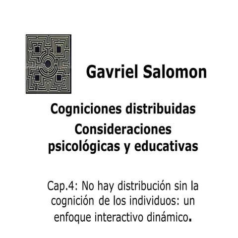 Cogniciones distribuidas