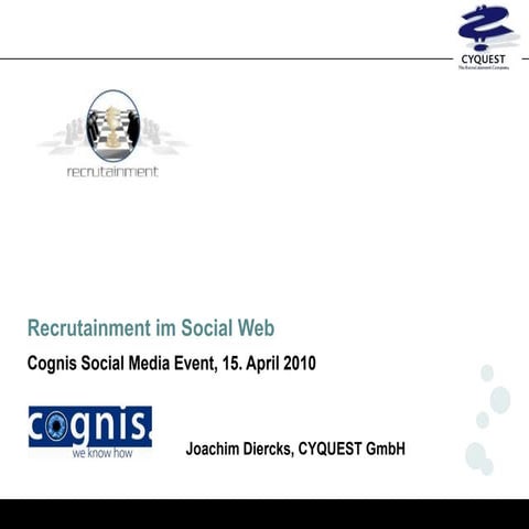 Recrutainment im Social Web