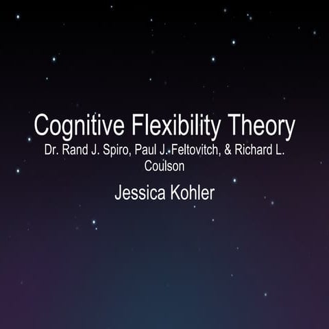 Cognitive Flexibility Theory-Kohler