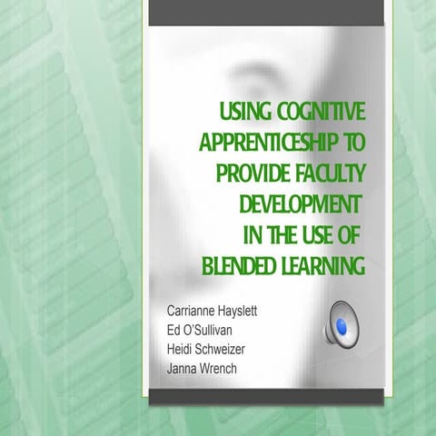Cognitive apprenticeship2