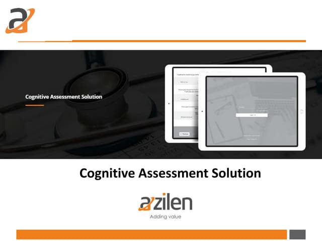 Cognitive assessment solution