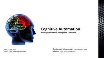 Cognitive Automation - Your AI Coworker