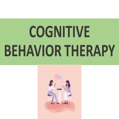 Cognitive behavior therapy
