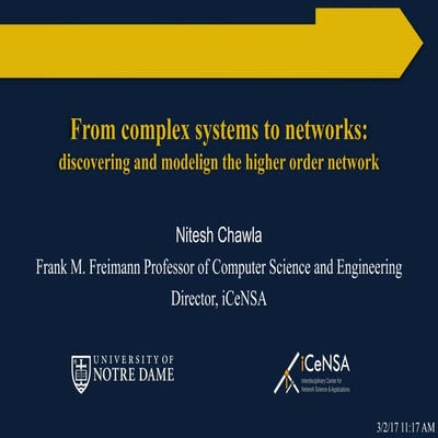 From complex Systems to Networks: Discovering and Modeling the Correct Network"