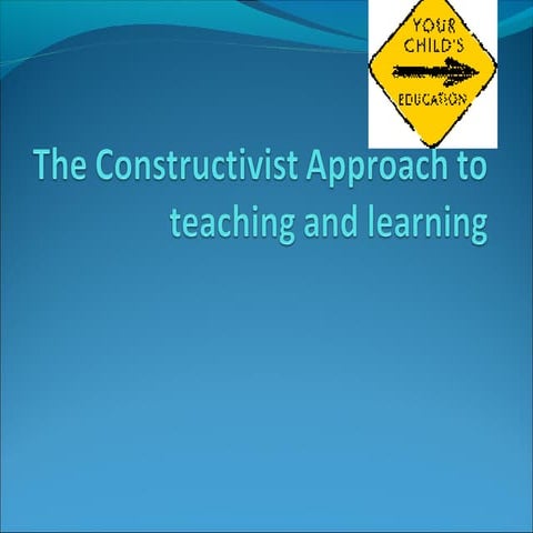 Cognitiveconstructivism