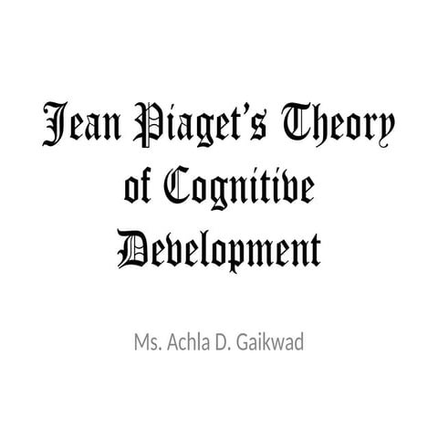 Cognitive development Jean Piaget.ppt....