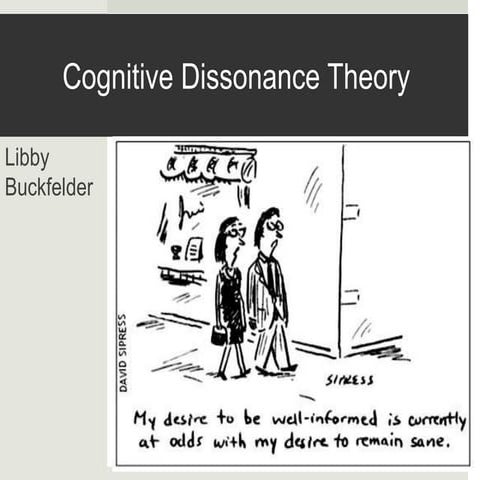 Cognitive dissonance topic 5 presentation