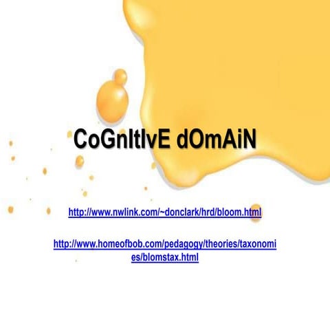 Cognitive domain