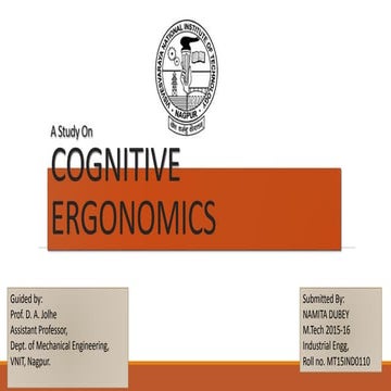 Cognitive ergonomics 