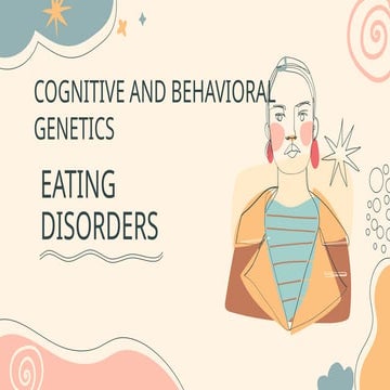 various eating disorder and cognitive impairment