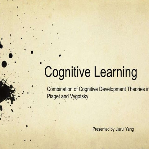 Cognitive learning