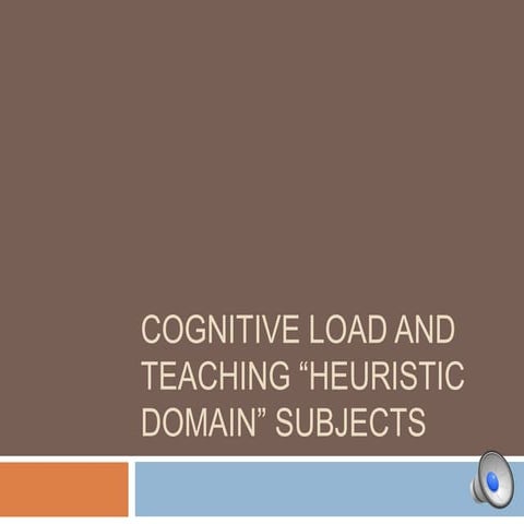 Cognitive Load and Worked Out Examples of Math Instruction Online | PPT