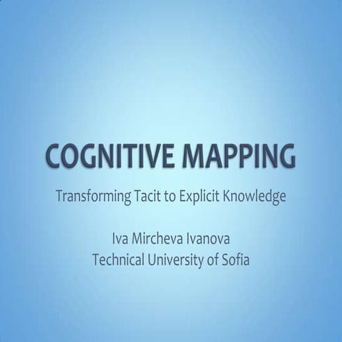 Cognitive Mapping