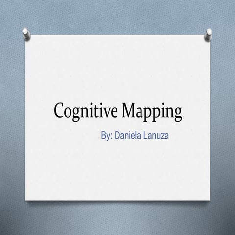 Cognitive Mapping 