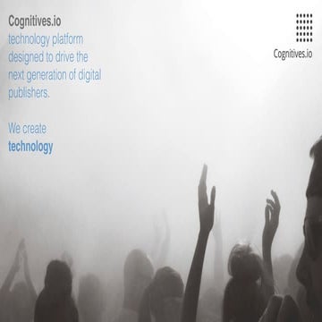 Cognitives.io - Overview