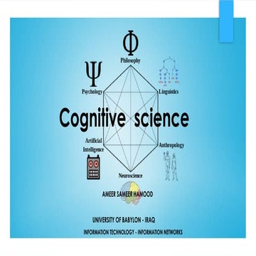 Overview and history of cognitive science | PPT