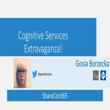 Cognitive Services Extravaganza 