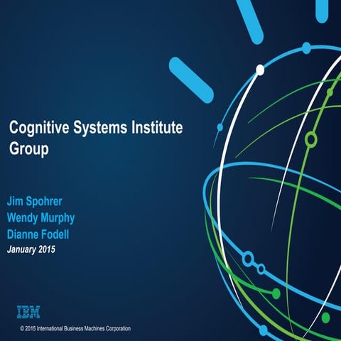 Cognitive Systems Institute Group