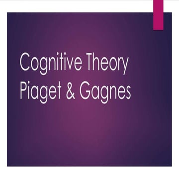 Cognitive theory